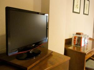 En TV eller et underholdningssystem på Hotel Avenida