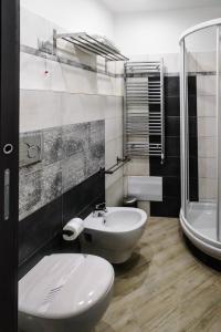 Koupelna v ubytování Guesthouse Lago di Nicito