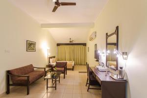 Posezení v ubytování Hotel Coorg International