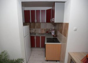 Kuchyň nebo kuchyňský kout v ubytování Apartments Phoenix