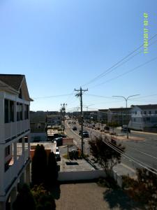 a view of a city street from a building at Sea Esta Motel 1 in Dewey Beach