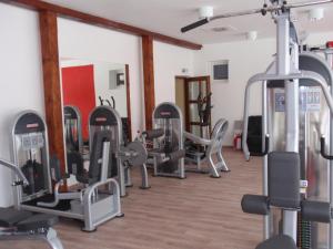 Fitness centrum a/nebo fitness zařízení v ubytování Penzion Relaxko