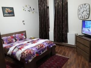 Postel nebo postele na pokoji v ubytování Motor House Unirii