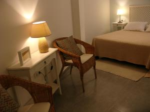 Cama o camas de una habitación en Playa y Montaña Faura-Valencia