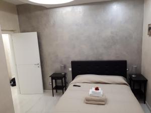 Łóżko lub łóżka w pokoju w obiekcie Silver house