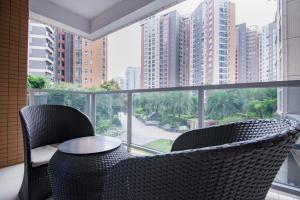 Zona d'estar a Savills Residence Daxin Shenzhen Bay