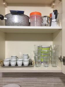 Kuchyň nebo kuchyňský kout v ubytování Casa Regina Margherita