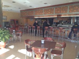 Restaurace v ubytování Pension Cuatro Vientos