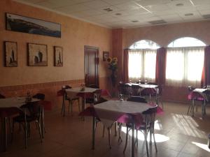 Restaurace v ubytování Pension Cuatro Vientos