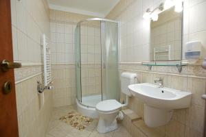 Koupelna v ubytování Hotel Járja