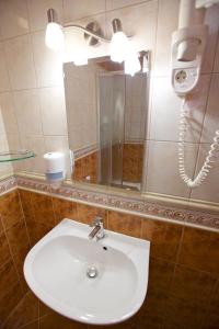 Koupelna v ubytování Hotel Járja