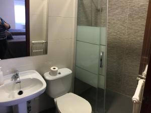 Kúpeľňa v ubytovaní Hostal imperio