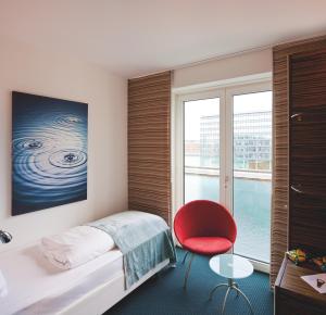 Katil atau katil-katil dalam bilik di Copenhagen Island Hotel