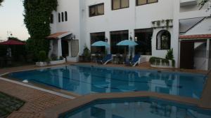 Bazén v ubytování Hotel Hacienda nebo v jeho okolí