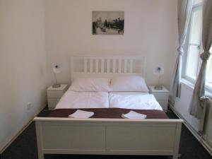 Postel nebo postele na pokoji v ubytování Hostel Franz Kafka