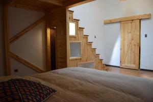 Cama ou camas em um quarto em Eco-Hostal Tambo Verde