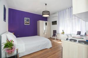Posteľ alebo postele v izbe v ubytovaní Apartment Lavanda