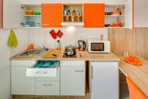 Kuchyň nebo kuchyňský kout v ubytování Apartements Studio 964