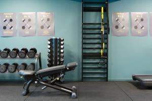 Fitness centrum a/nebo fitness zařízení v ubytování Comfort Hotel Västerås + 27 fotografií