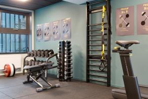 Fitness centrum a/nebo fitness zařízení v ubytování Comfort Hotel Västerås