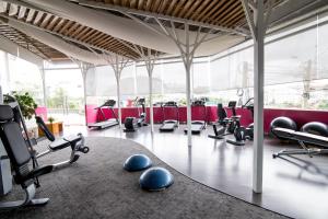 Fitness centrum a/nebo fitness zařízení v ubytování TTC Hotel - Ngoc Lan