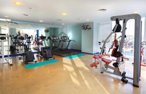 Fitness centrum a/nebo fitness zařízení v ubytování Occidental Jandía Playa