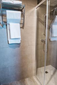 Koupelna v ubytování Hotel Celymar
