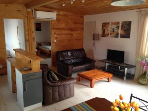 Ruang duduk di Chalet Beziers