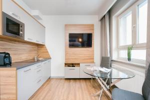 Kuchyňa alebo kuchynka v ubytovaní ActivPark Apartments