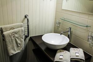 Koupelna v ubytování Hotel De Maretak
