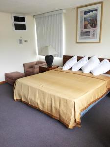Postel nebo postele na pokoji v ubytování Village Motel