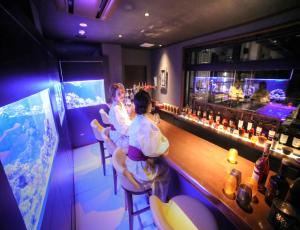 Hosté ubytování Balinese onsen ryokan Hakone Airu