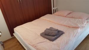 Postel nebo postele na pokoji v ubytování Tarter Confort Hut 5065
