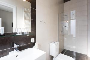 Koupelna v ubytování Hotel Zilt
