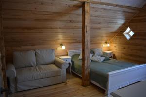 Posezení v ubytování Guest House Ziedkalni