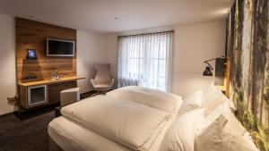 TV a/nebo společenská místnost v ubytování Bollenhuthotel Kirnbacher Hof