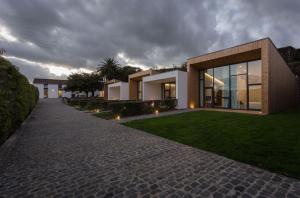 a rendering of a house with a driveway at Quinta de Santa Clara in Ponta Delgada