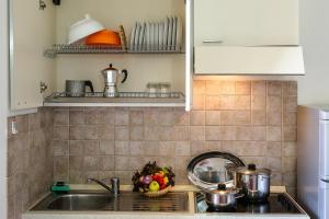 Кухня или мини-кухня в Residence Mediterraneo
