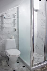 Kúpeľňa v ubytovaní Hotel Sofiivka