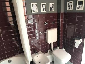 Koupelna v ubytování B&B U Sente + 17 fotografií