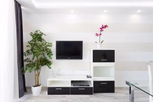 A television and/or entertainment centre at 1107 SEA VIEW PLAYA Las AMERICAS and SWIMMING POOL