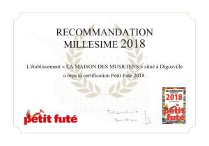 a flyer for a presentation of a translation part at La maison des musiciens in Digosville