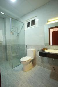 Koupelna v ubytování Dalat Venus Hotel