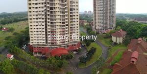 マラッカにあるD Savoy A Famosa Condominiumの市街地の建物の上面