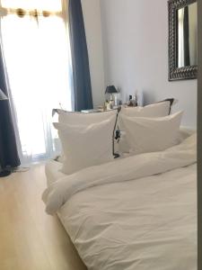 Giường trong phòng chung tại Monte-Carlo