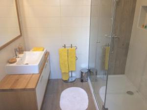 Koupelna v ubytování Apartment Mašić