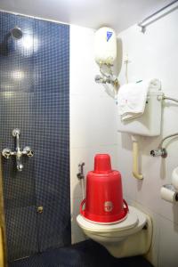 Koupelna v ubytování Hotel K.C Residency