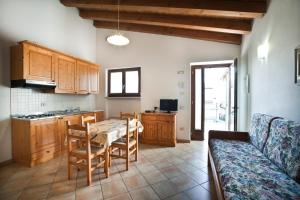 Kuchyň nebo kuchyňský kout v ubytování Agriturismo Le Sigalette