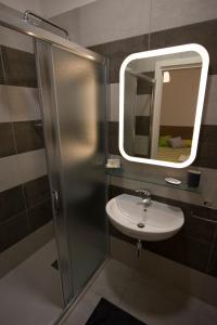 Koupelna v ubytování Albergo Felice