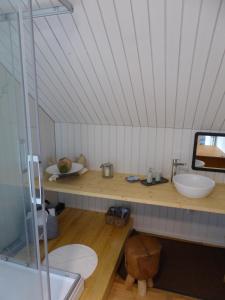 Kúpeľňa v ubytovaní Hotel Langenberg